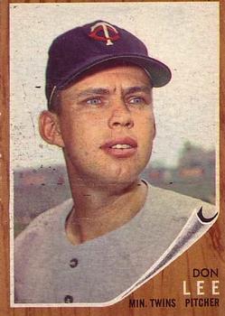 1962 Topps #166 Don Lee Front