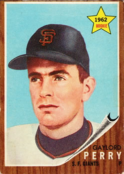 1962 Topps #199 Gaylord Perry Front
