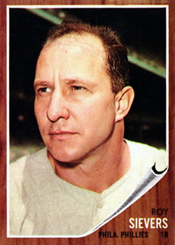 1962 Topps #220 Roy Sievers Front