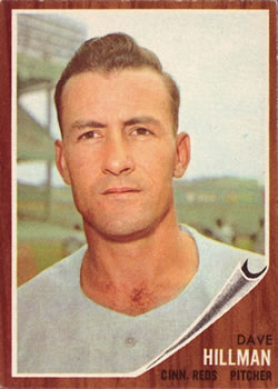 1962 Topps #282 Dave Hillman Front