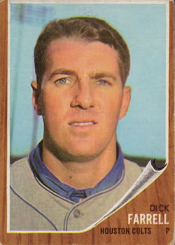 1962 Topps #304 Dick Farrell Front