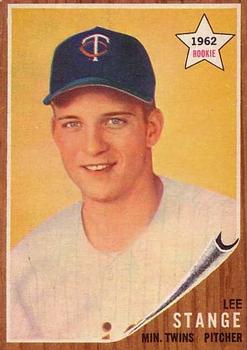 1962 Topps #321 Lee Stange Front