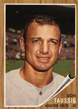 1962 Topps #44 Don Taussig Front