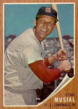 1962 Topps #50 Stan Musial Front