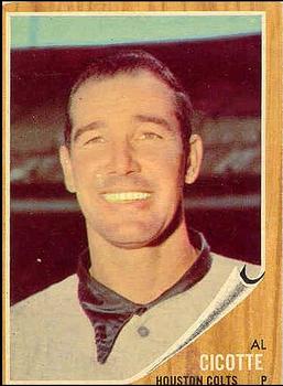 1962 Topps #126 Al Cicotte Front