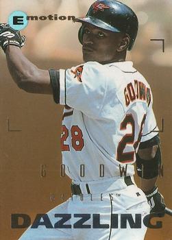 1995 SkyBox E-Motion #3 Curtis Goodwin Front