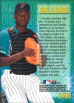 1995 SkyBox E-Motion - Rookies #7 Charles Johnson Back