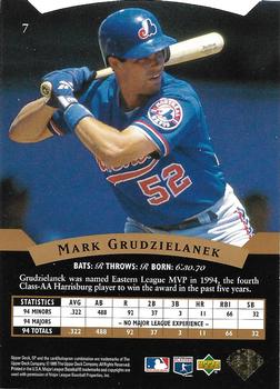 1995 SP #7 Mark Grudzielanek Back