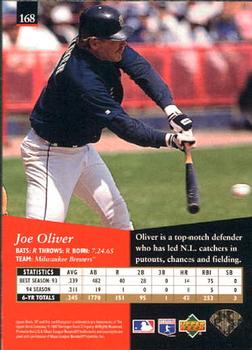 1995 SP #168 Joe Oliver Back
