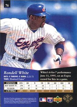 1995 SP #76 Rondell White Back