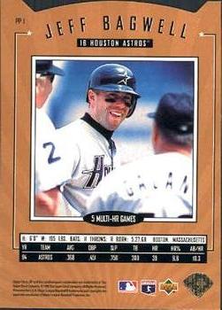 1995 SP - Platinum Power #PP1 Jeff Bagwell Back