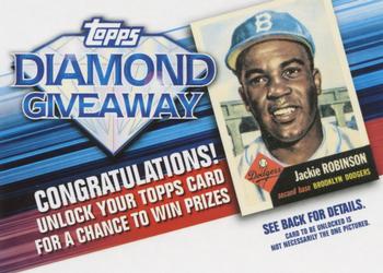 2011 Topps - Diamond Giveaway #TDG-2 Jackie Robinson Front