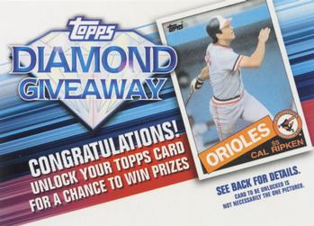 2011 Topps - Diamond Giveaway #TDG-23 Cal Ripken Jr. Front
