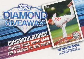 2011 Topps - Diamond Giveaway #TDG-28 Cliff Lee Front