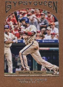 2011 Topps Gypsy Queen - Framed Paper #47 Jimmy Rollins Front