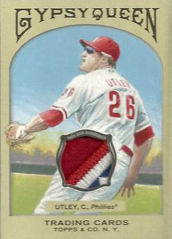 2011 Topps Gypsy Queen - Original Art Patches #OAP-CU Chase Utley Front