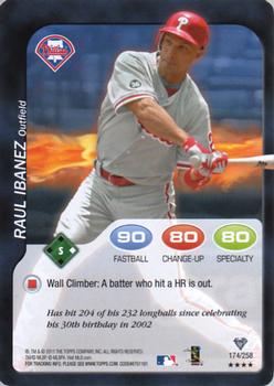 2011 Topps Attax #174 Raul Ibanez Front