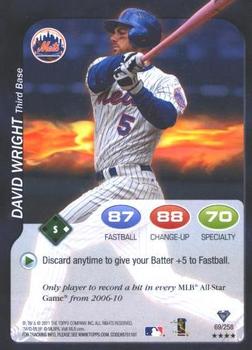 2011 Topps Attax #69 David Wright Front