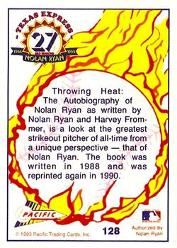 1993 Pacific Texas Express #128 Throwing Heat Back