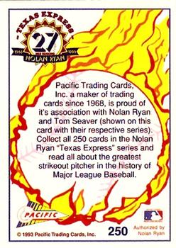 1993 Pacific Texas Express #250 Pacific Pride Back