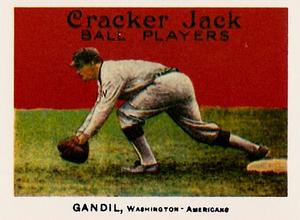 1983 1915 Cracker Jack (reprint) #39 Chick Gandil Front
