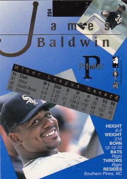 1993 Classic Best Gold #204 James Baldwin Back