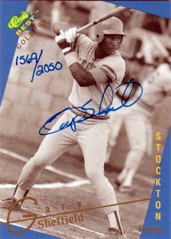 1993 Classic Best Gold - Autographs #NNO Gary Sheffield Front