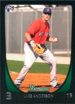 2011 Bowman #192 Lars Anderson Front