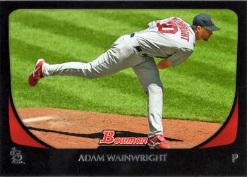 2011 Bowman #42 Adam Wainwright Front