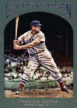 2011 Topps Gypsy Queen - Framed Green #63 Jimmie Foxx Front