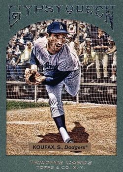 2011 Topps Gypsy Queen - Framed Green #66 Sandy Koufax Front
