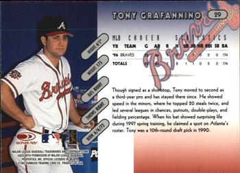 1997 Donruss Team Sets #29 Tony Graffanino Back