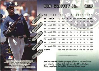 1997 Donruss Team Sets #136 Ken Griffey Jr. Back
