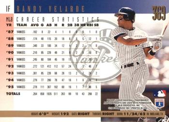 1996 Donruss - Press Proofs #369 Randy Velarde Back