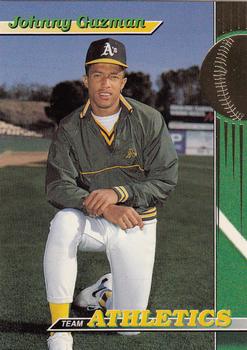 1993 Stadium Club Oakland Athletics #23 Johnny Guzman  Front
