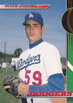 1993 Stadium Club Los Angeles Dodgers #26 Mike James Front