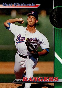 1993 Stadium Club Texas Rangers #3 Matt Whiteside  Front