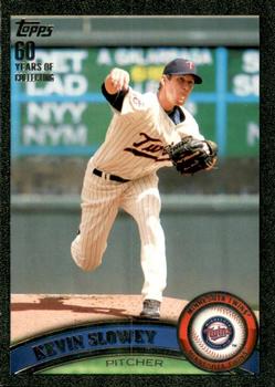 2011 Topps - Black #281 Kevin Slowey Front