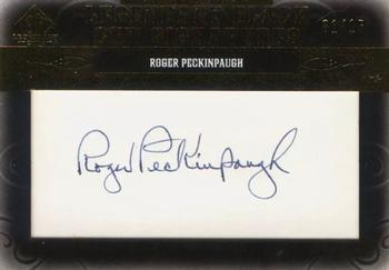 2011 SP Legendary Cuts - Legendary Black Cut Signatures #WAS-RP Roger Peckinpaugh Front