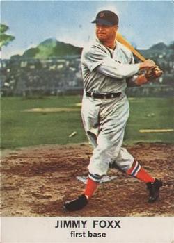 1961 Golden Press Hall of Fame Baseball Stars #22 Jimmie Foxx Front