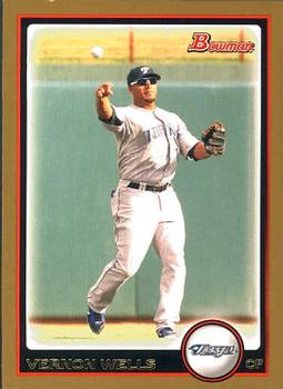 2010 Bowman - Gold #107 Vernon Wells Front