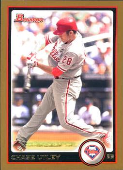 2010 Bowman - Gold #90 Chase Utley Front