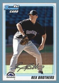 2010 Bowman - Prospects Blue #BP92 Rex Brothers Front