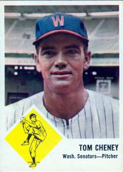 1963 Fleer #27 Tom Cheney Front