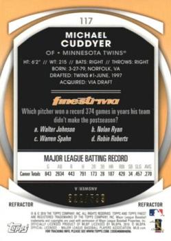 2010 Finest - Refractors #117 Michael Cuddyer Back