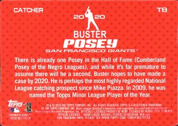 2010 Topps - 2020 #T8 Buster Posey Back