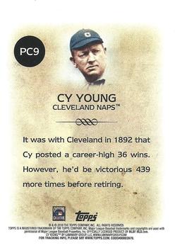 2010 Topps - Legends Platinum Chrome #PC9 Cy Young Back