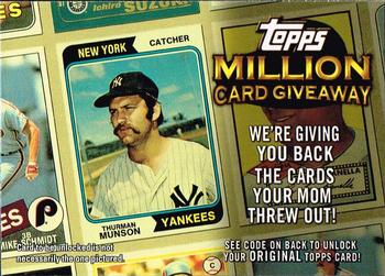 2010 Topps - Million Card Giveaway #TMC-8 Thurman Munson Front