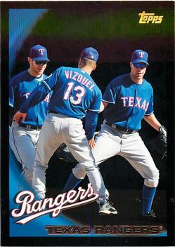 2010 Topps - Black #5 Texas Rangers Front