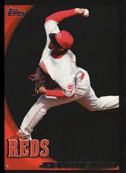 2010 Topps - Black #16 Johnny Cueto Front